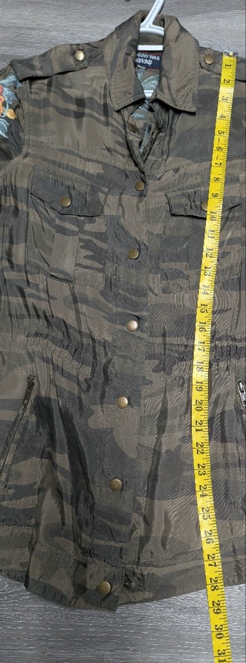 Johnny Was Workshop Embroidered Camo Jacket Size XS - Picture 14 of 14